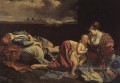 Repos sur le vol en Egypte Baroque peintre Orazio Gentileschi